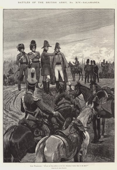 Battles of the British Army, Salamanca by Richard Caton Woodville junior